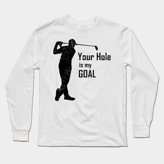 golfer Long Sleeve T-Shirt by Mandala Project